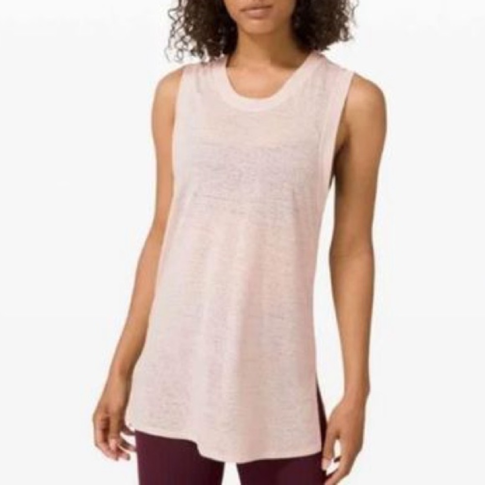 Lululemon Uncovered Tall Tank in Silk Rose